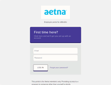 Tablet Screenshot of aetna.emindful.com